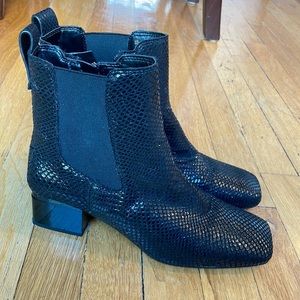 Franco Sarto Black Booties size 8